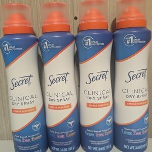 Clinical Dry Spray Stress Response - Blue and Orange
